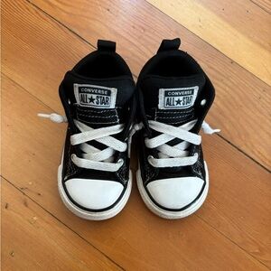 Converse Kids Classic Black and White Sneakers